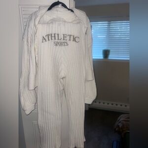 PrettyLittleThing Plus White Ribbed Knitwear